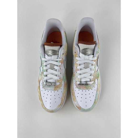 Nike Air Force 1 07 LX Pastel Paisley Women's Sneakers Shoes White FJ7739 101 - Picture 9 of 12